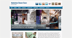 Desktop Screenshot of manhattanshowerdoors.us